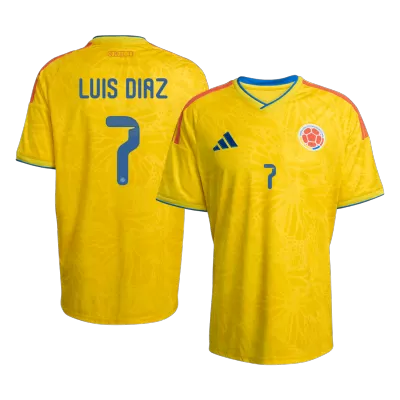 LUIS DíAZ #7 Colombia Home Soccer Jersey 2026 - Soccerdeal