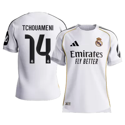Authentic TCHOUAMENI #14 Real Madrid Home Soccer Jersey 2025/26 - Soccerdeal