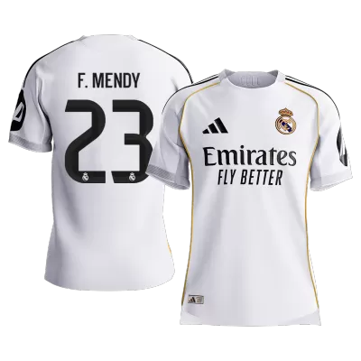 Authentic F.MENDY #23 Real Madrid Home Soccer Jersey 2025/26 - Soccerdeal