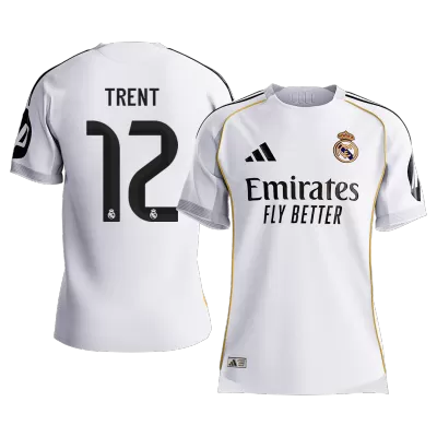 Authentic TRENT #12 Real Madrid Home Soccer Jersey 2025/26 - Soccerdeal