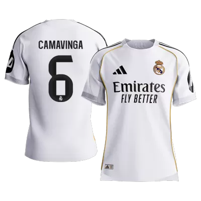 Authentic CAMAVINGA #6 Real Madrid Home Soccer Jersey 2025/26 - Soccerdeal