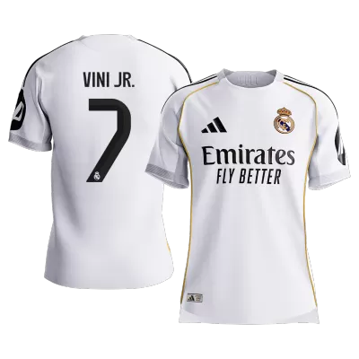 Authentic VINI JR. #7 Real Madrid Home Soccer Jersey 2025/26 - Soccerdeal