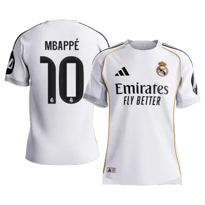 Authentic MBAPPÉ #10 Real Madrid Home Soccer Jersey 2025/26 - Soccerdeal