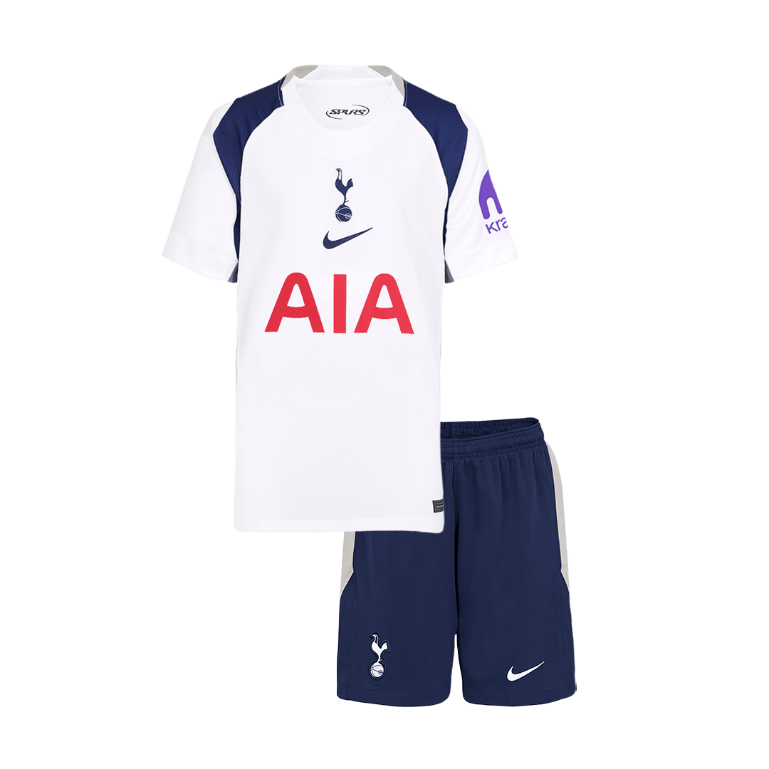 Kid's Tottenham Hotspur Home Soccer Jersey Kit(Jersey+Shorts) 2025/26 - Soccerdeal