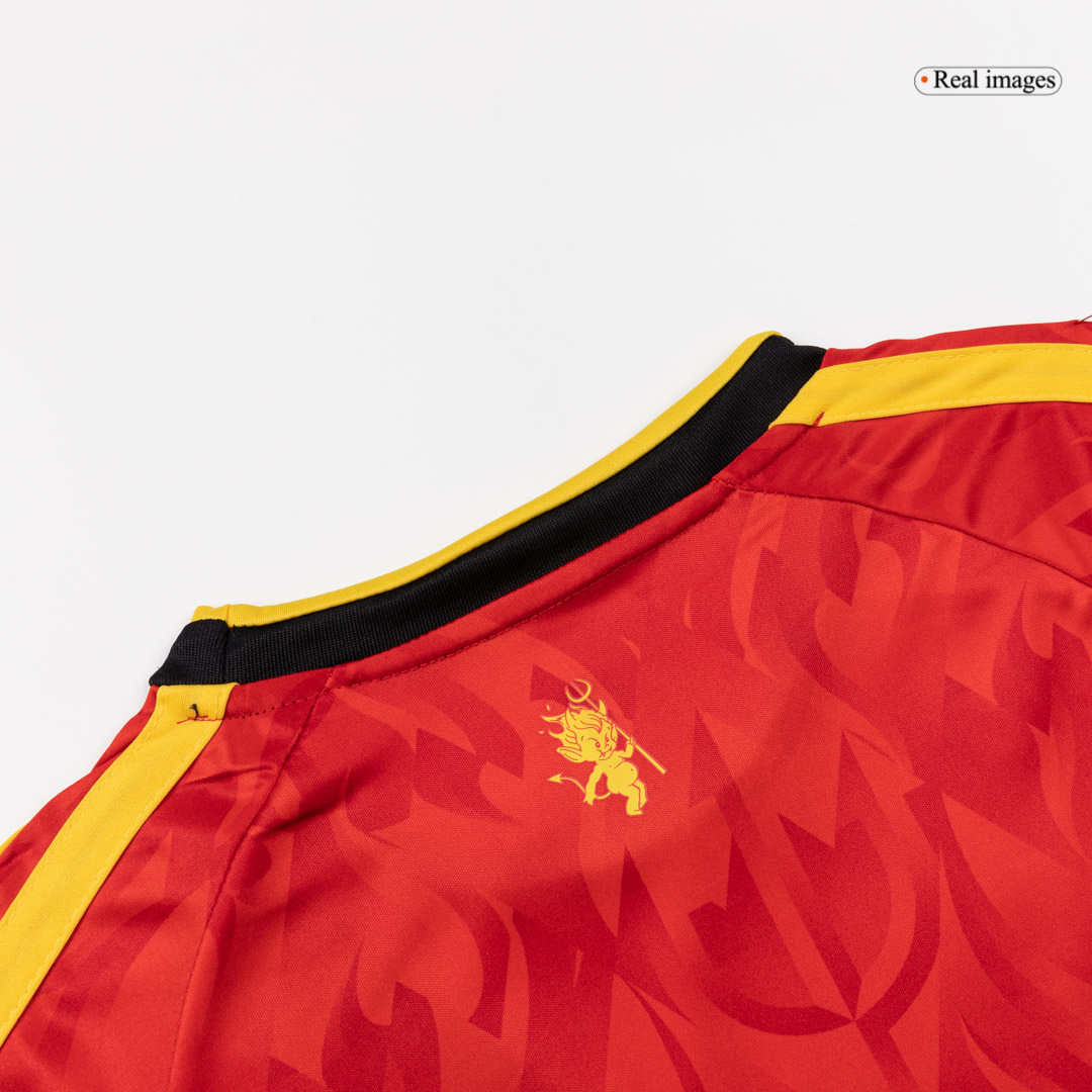 Kid's Belgium Home Soccer Jersey Kit(Jersey+Shorts) 2025/26 - Soccerdeal