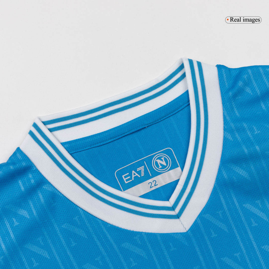 Kid's Napoli Home Soccer Jersey Kit(Jersey+Shorts+Socks) 2025/26 - Soccerdeal