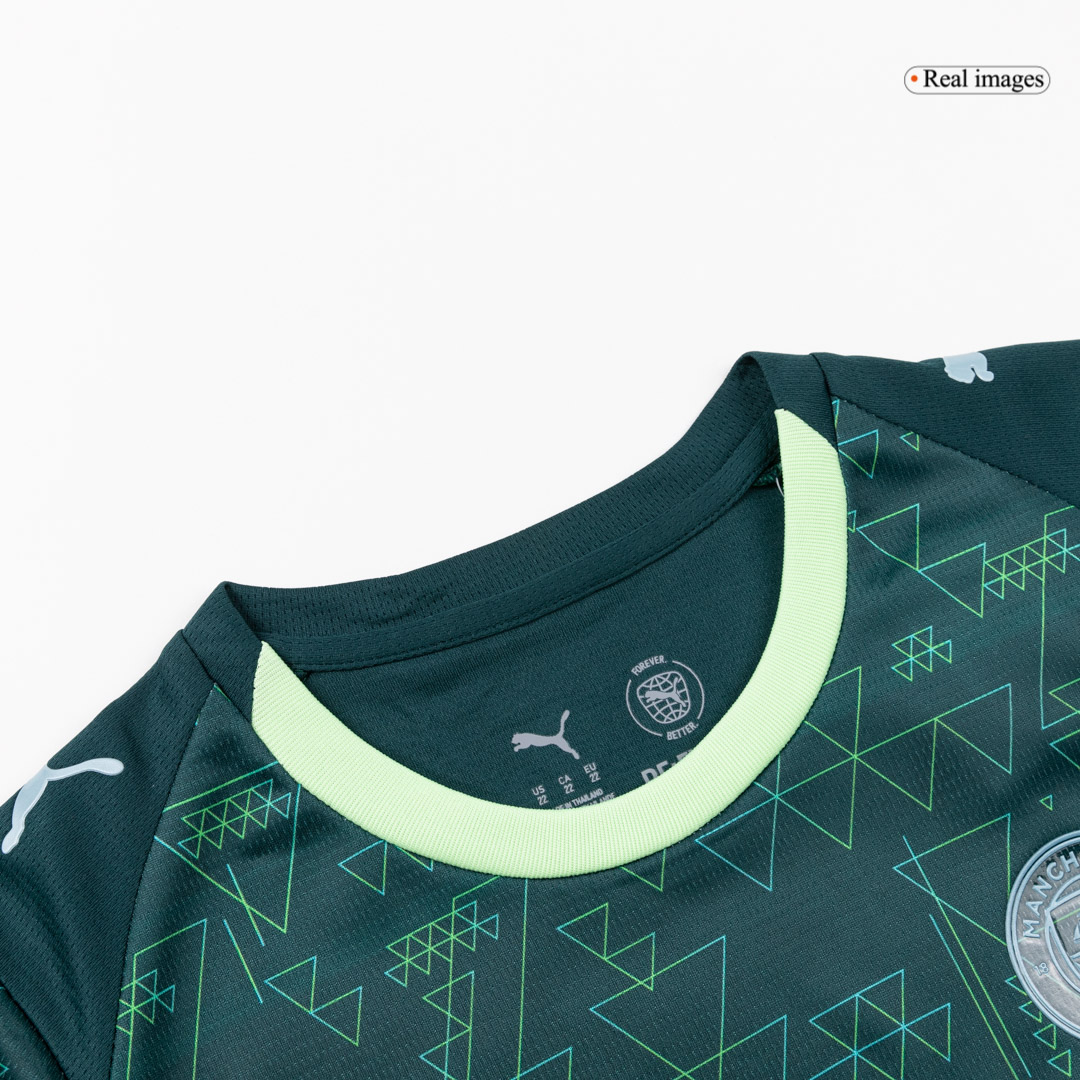 Kid's Manchester City Soccer Jersey Kit(Jersey+Shorts) 2025/26 - Soccerdeal