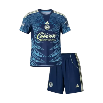 Kid's Club America Away Soccer Jersey Kit(Jersey+Shorts) 2025/26 - Soccerdeal
