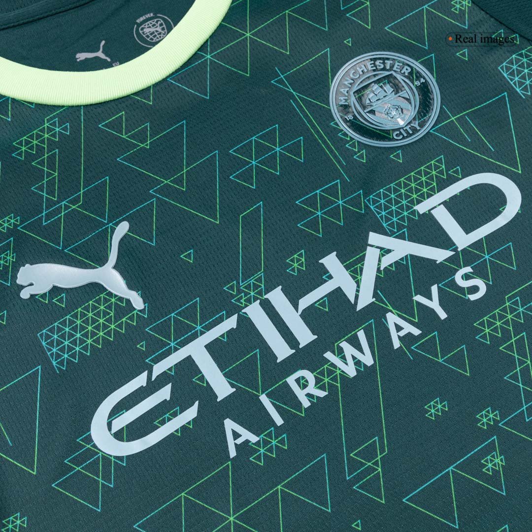 Kid's Manchester City Soccer Jersey Kit(Jersey+Shorts) 2025/26 - Soccerdeal