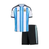 Kid's Argentina Home Soccer Jersey Kit(Jersey+Shorts) 2025/26 - Soccerdeal