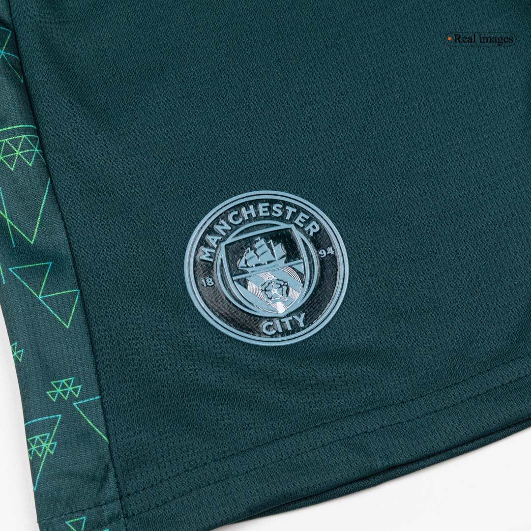 Kid's Manchester City Soccer Jersey Kit(Jersey+Shorts) 2025/26 - Soccerdeal