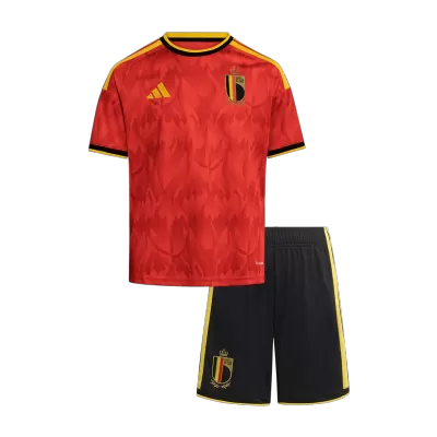 Kid's Belgium Home Soccer Jersey Kit(Jersey+Shorts) 2025/26 - Soccerdeal