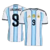 J.ÁLVAREZ #9 Argentina Home Soccer Jersey 2026 Player Version - Soccerdeal