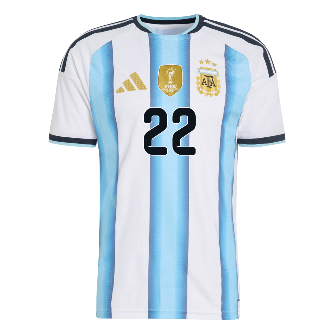 L.MARTÍNEZ #22 Argentina Home Soccer Jersey 2026 Player Version - Soccerdeal