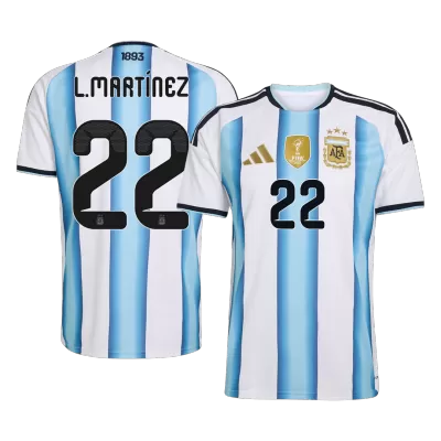 L.MARTÍNEZ #22 Argentina Home Soccer Jersey 2026 - Soccerdeal