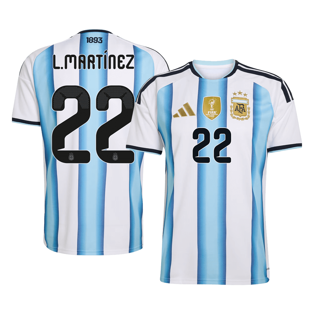 L.MARTÍNEZ #22 Argentina Home Soccer Jersey 2026 - Soccerdeal