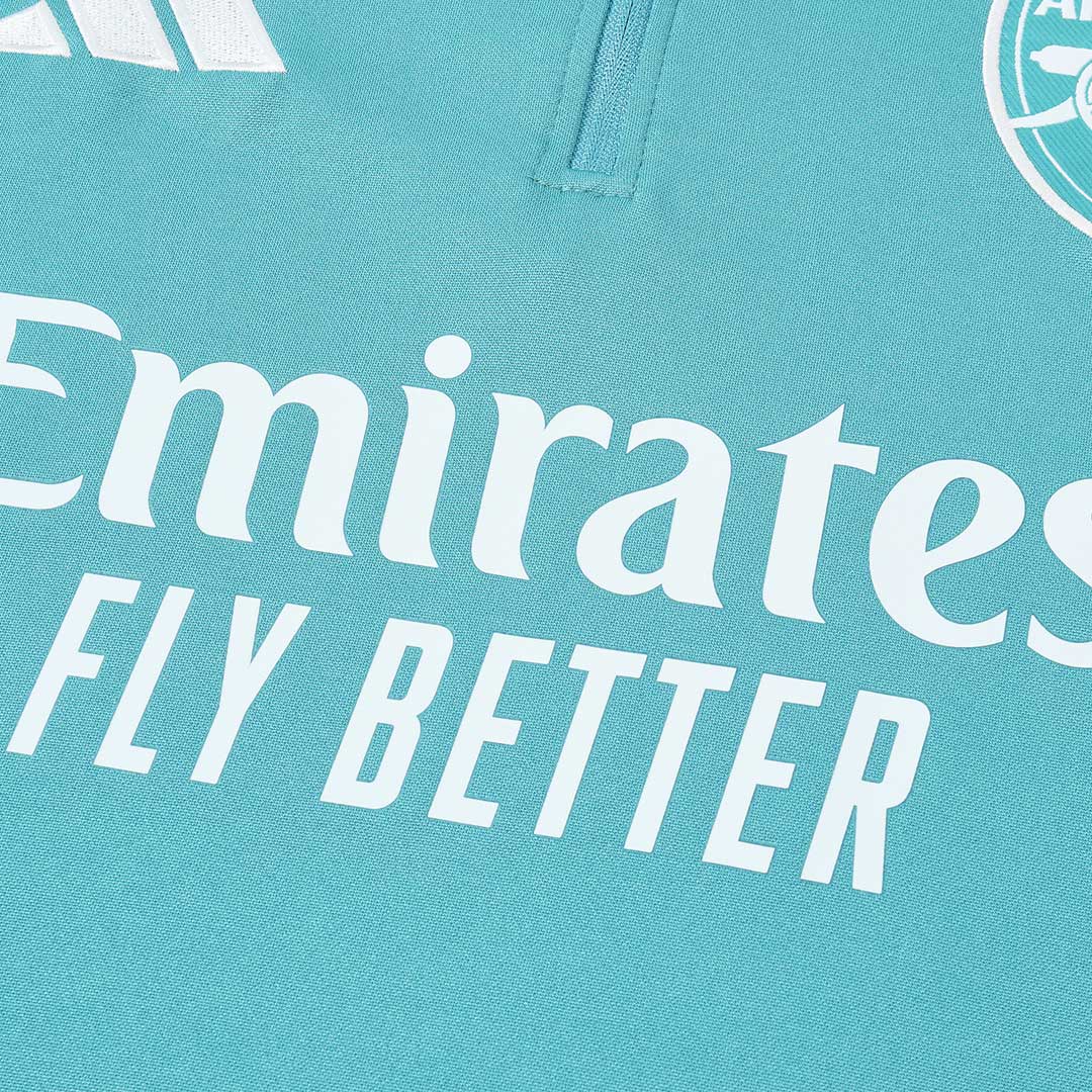 Kid's Arsenal Zipper Sweatshirt Kit(Top+Pants) 2025/26 - Soccerdeal