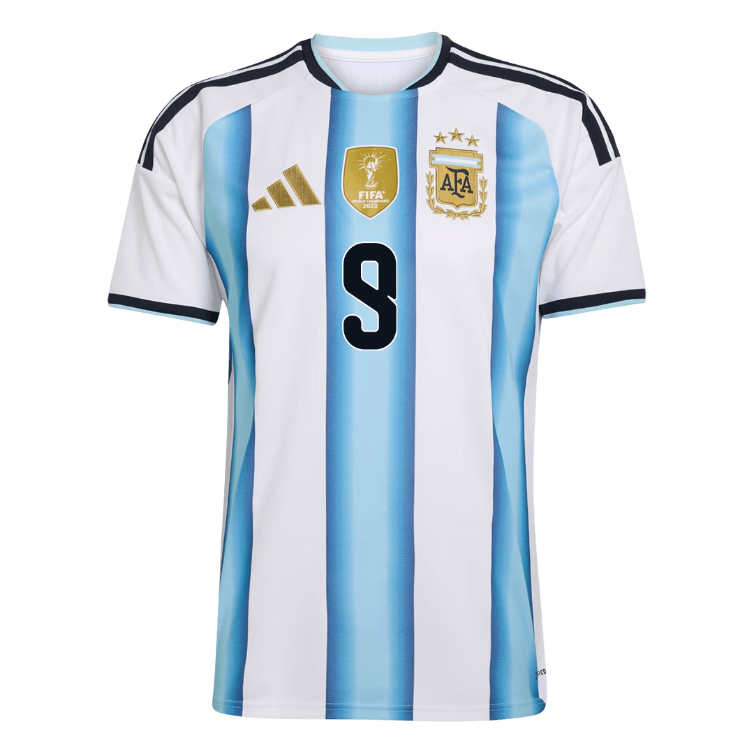 J.ÁLVAREZ #9 Argentina Home Soccer Jersey 2026 - Soccerdeal