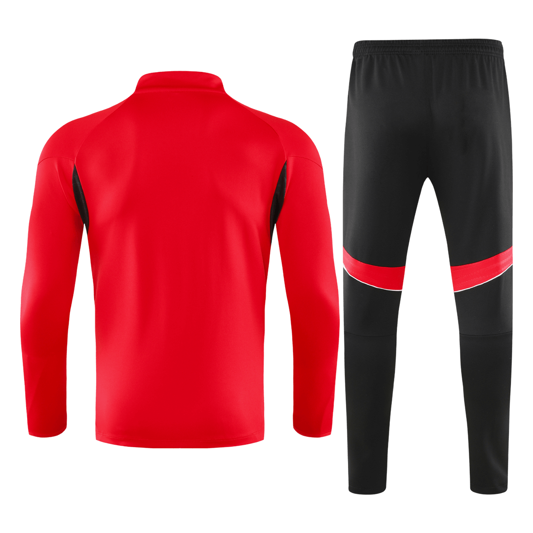 Kid's Arsenal Zipper Sweatshirt Kit(Top+Pants) 2025/26 - Soccerdeal