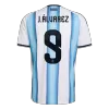 J.ÁLVAREZ #9 Argentina Home Soccer Jersey 2026 - Soccerdeal