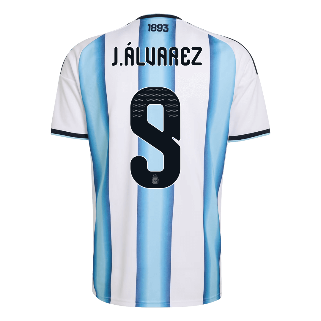 J.ÁLVAREZ #9 Argentina Home Soccer Jersey 2026 - Soccerdeal