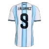 J.ÁLVAREZ #9 Argentina Home Soccer Jersey 2026 Player Version - Soccerdeal