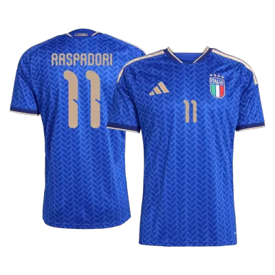 RASPADORI #11 Italy Home Soccer Jersey 2026 - Soccerdeal