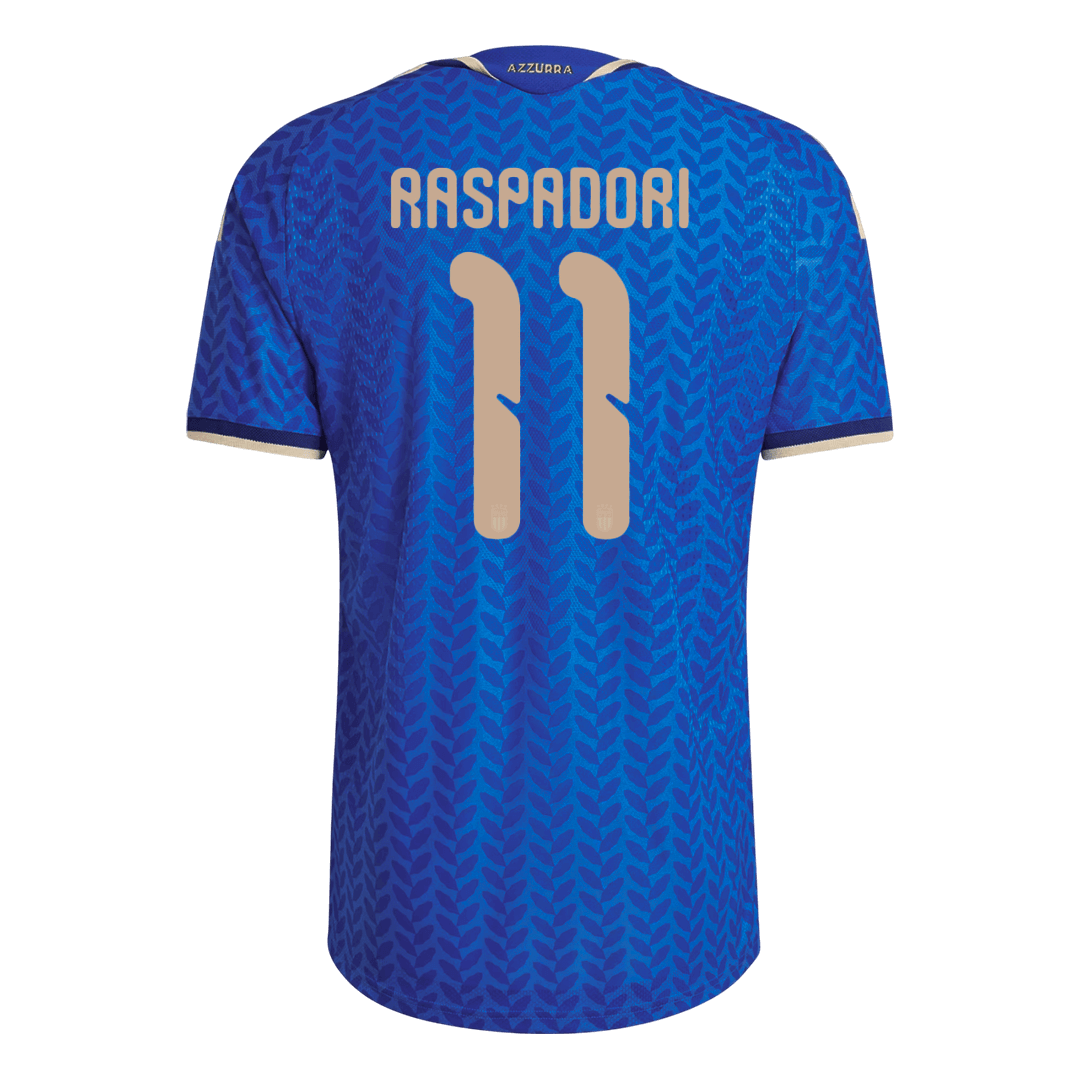 RASPADORI #11 Italy Home Soccer Jersey 2026 Player Version - Soccerdeal