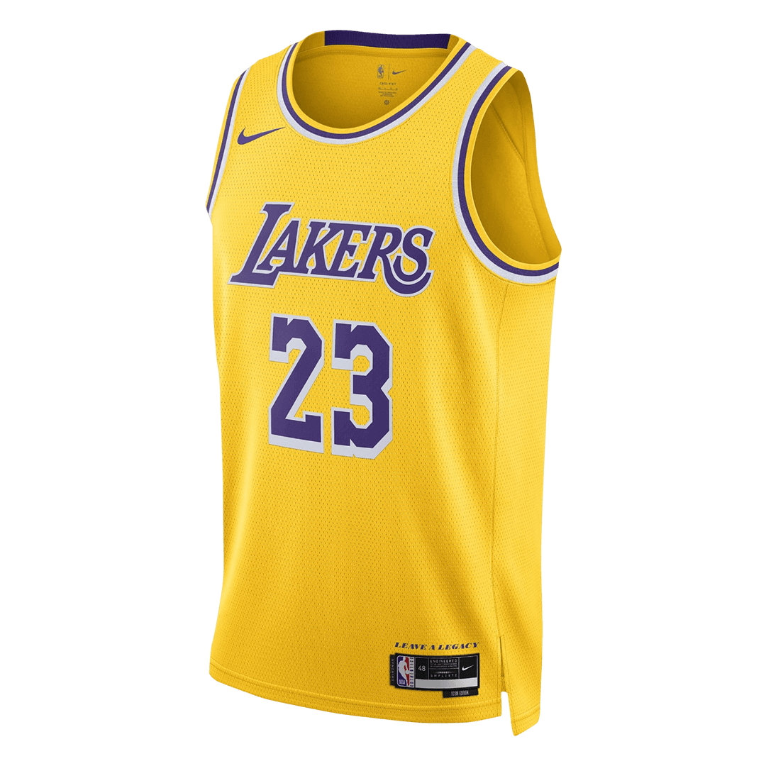 Los Angeles Lakers James #23 Swingman NBA Jersey - Icon Edition - Soccerdeal