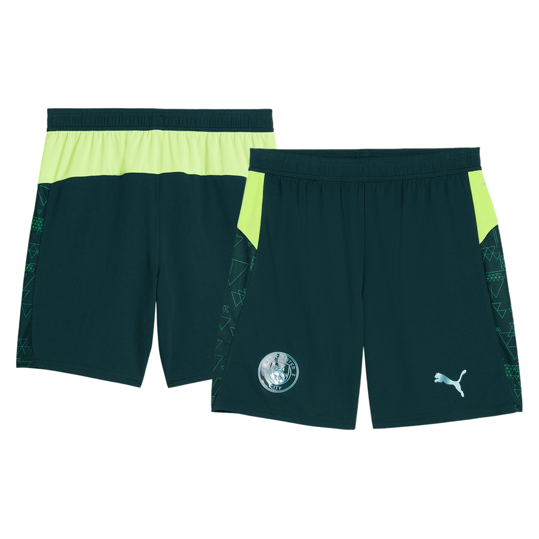 Manchester City Fourth Away Soccer Shorts 2025/26 - Soccerdeal