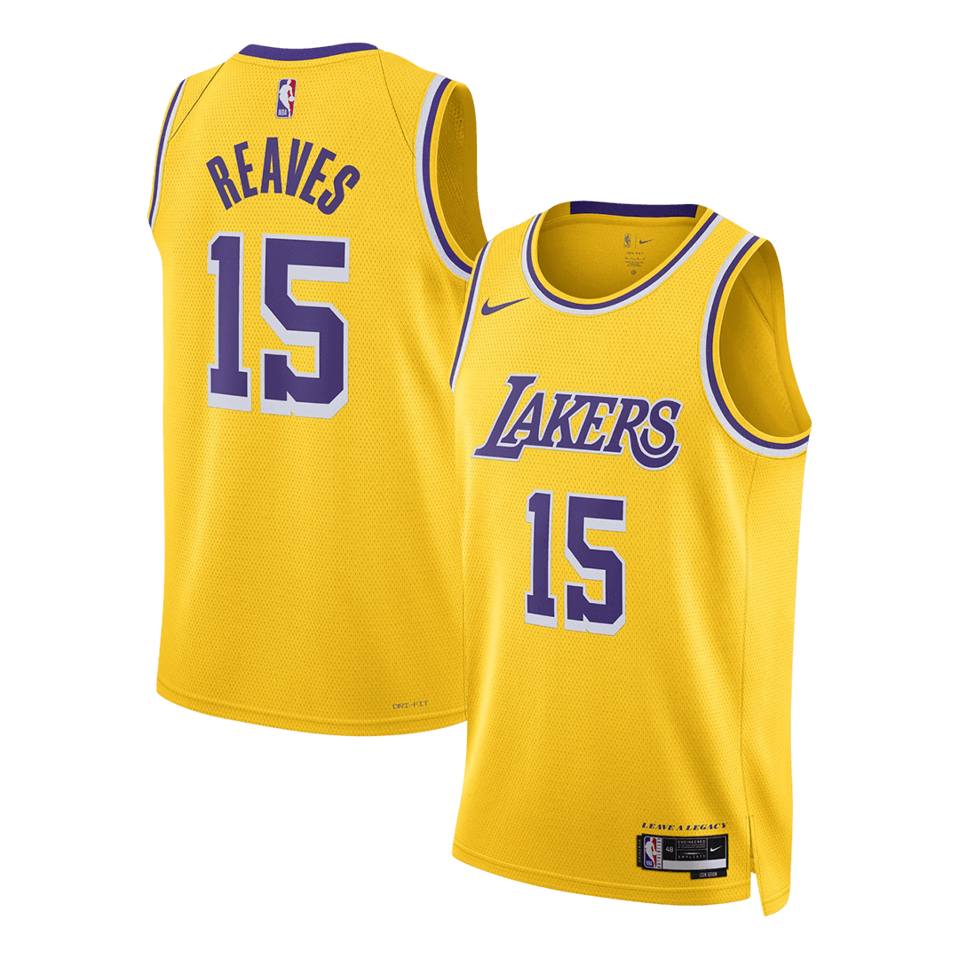 Los Angeles Lakers Reaves #15 Swingman NBA Jersey - Icon Edition - Soccerdeal
