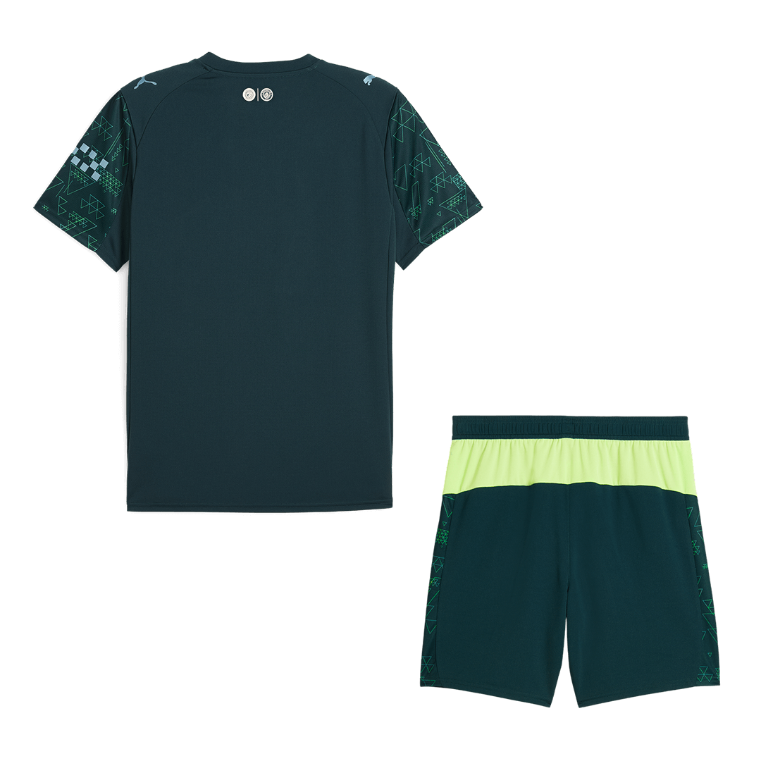 Manchester City Fourth Away Soccer Jersey Kit(Jersey+Shorts) 2025/26 - Soccerdeal