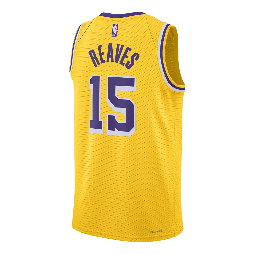 Los Angeles Lakers Reaves #15 Swingman NBA Jersey - Icon Edition - Soccerdeal