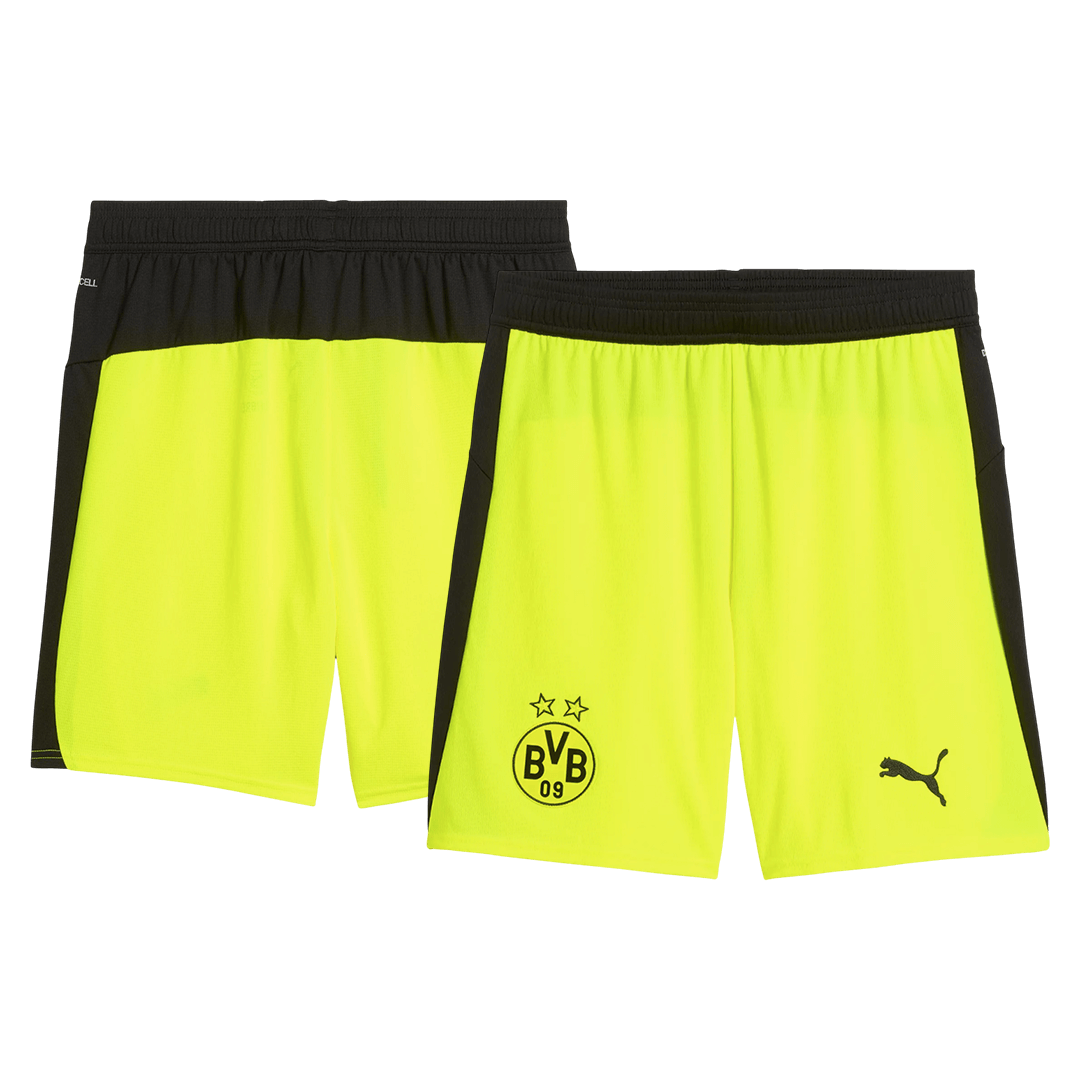 Borussia Dortmund Away Soccer Shorts 2025/26 - Soccerdeal