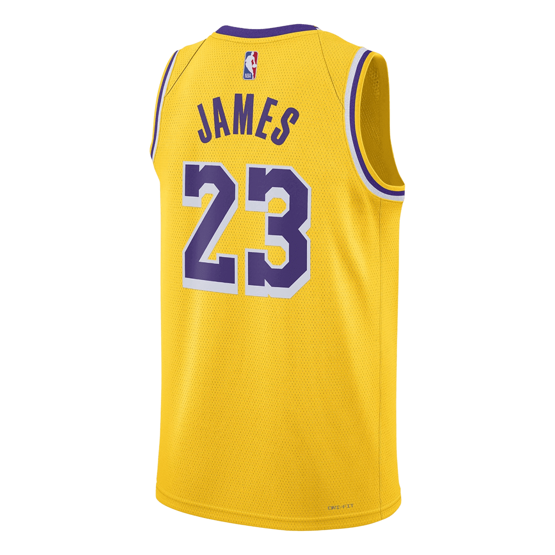 Los Angeles Lakers James #23 Swingman NBA Jersey - Icon Edition - Soccerdeal