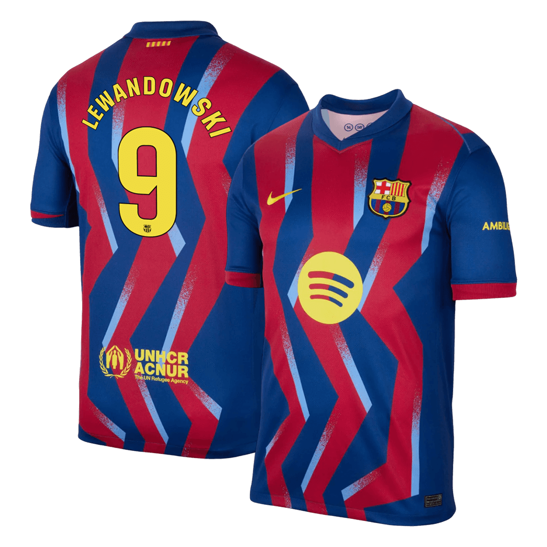 LEWANDOWSKI #9 Barcelona Fourth Away Soccer Jersey 2025/26 - Soccerdeal