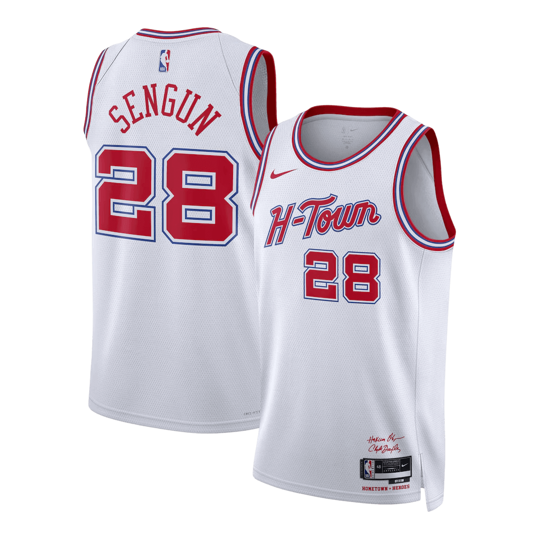 Houston Rockets Şengün #28 2025/26 Swingman NBA Jersey - City Edition - Soccerdeal