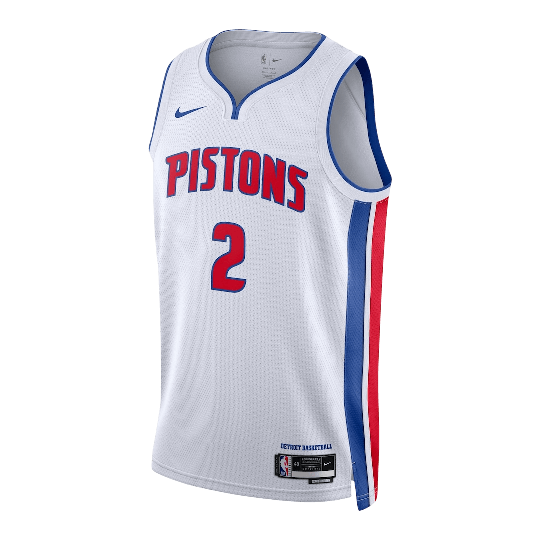 Detroit Pistons Cunningham #2 Swingman NBA Jersey - Association Edition - Soccerdeal