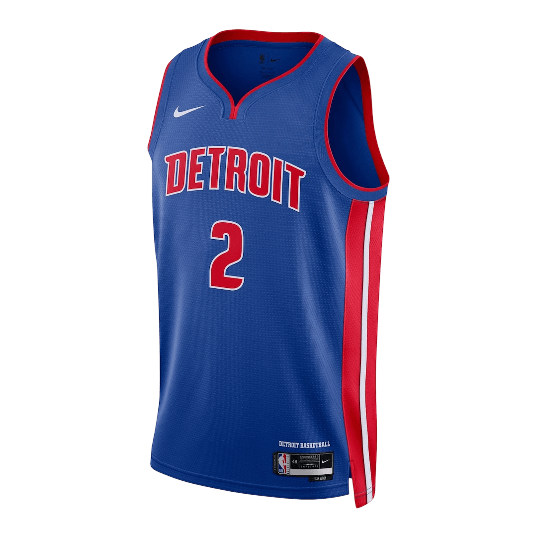 Detroit Pistons Cunningham #2 Swingman NBA Jersey - Icon Edition - Soccerdeal