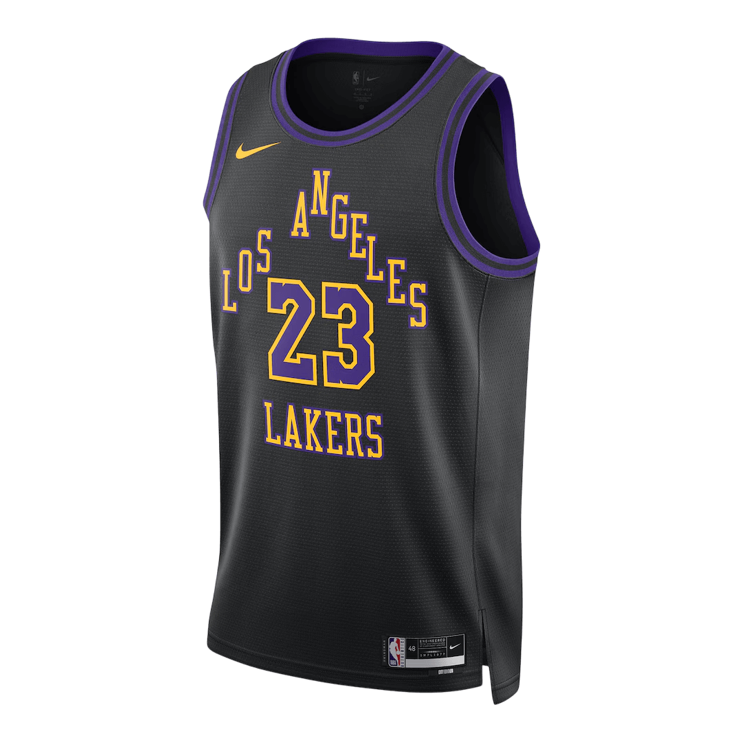 Los Angeles Lakers James #23 2025/26 Swingman NBA Jersey - City Edition - Soccerdeal