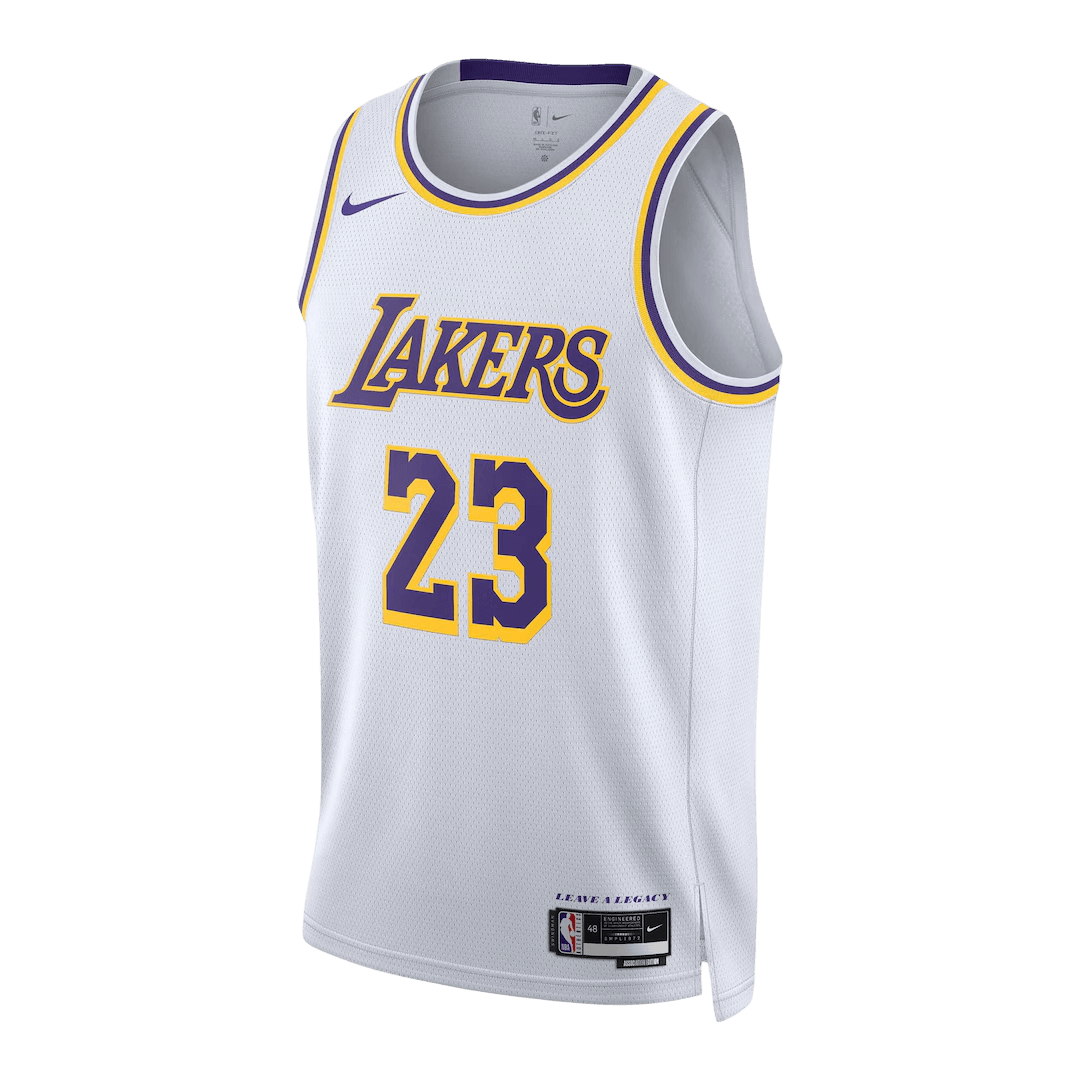 Los Angeles Lakers James #23 Swingman NBA Jersey - Association Edition - Soccerdeal