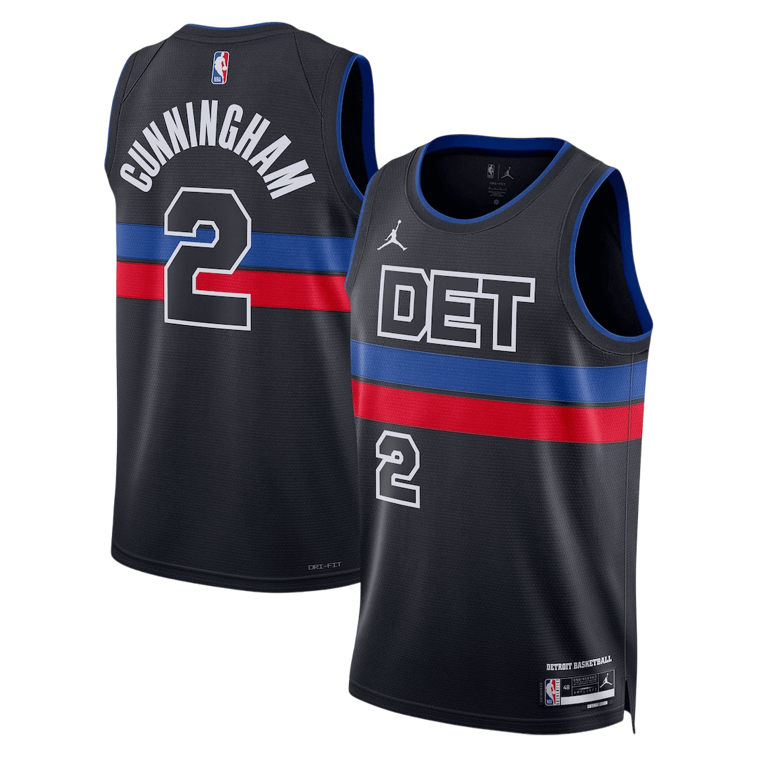 Detroit Pistons Cunningham #2 Swingman NBA Jersey - Statement Edition - Soccerdeal