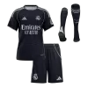 Kid's Real Madrid Away Soccer Jersey Kit(Jersey+Shorts+Socks) 2025/26 - Soccerdeal