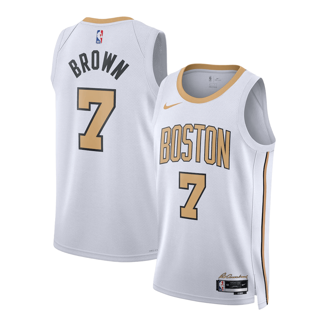 Boston Celtics Brown #7 2025/26 Swingman NBA Jersey - City Edition - Soccerdeal
