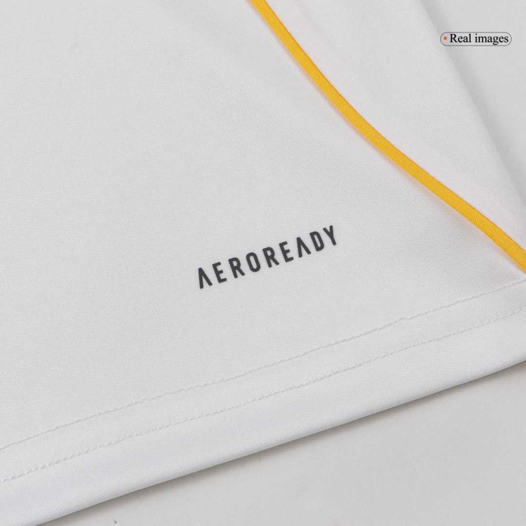 Kid's Real Madrid Home Soccer Jersey Kit(Jersey+Shorts+Socks) 2025/26 - Soccerdeal