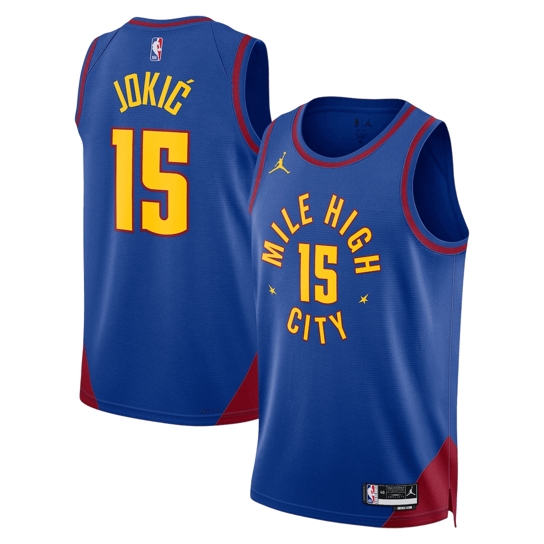 Denver Nuggets Jokić #15 Swingman NBA Jersey - Statement Edition - Soccerdeal