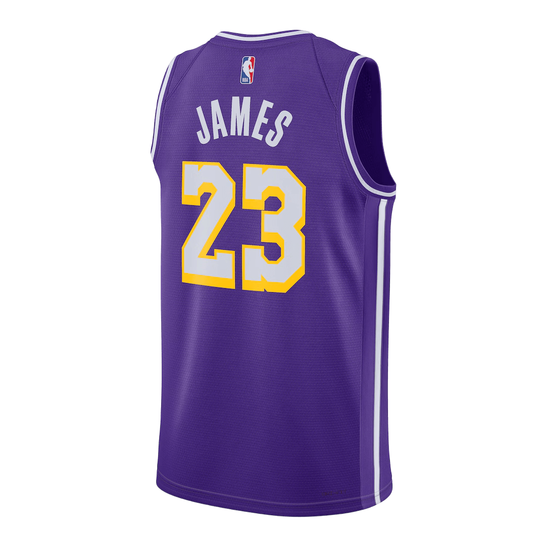 Los Angeles Lakers James #23 Swingman NBA Jersey - Statement Edition - Soccerdeal