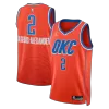 Oklahoma City Thunder Gilgeous-Alexander #2 Swingman NBA Jersey - City Edition- Statement Edition - Soccerdeal
