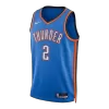 Oklahoma City Thunder Gilgeous-Alexander #2 Swingman NBA Jersey - City Edition- Icon Edition - Soccerdeal