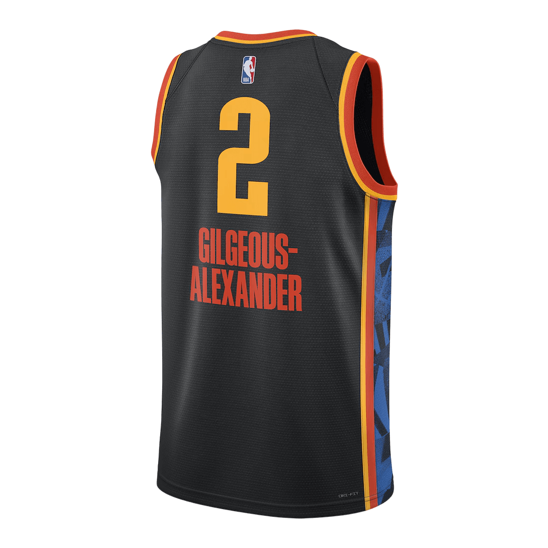 Oklahoma City Thunder Gilgeous-Alexander #2 Swingman NBA Jersey - City Edition - Soccerdeal